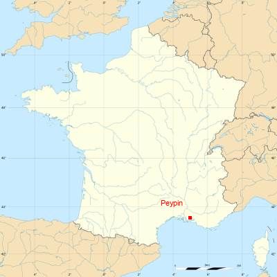 Fond de carte avec Peypin