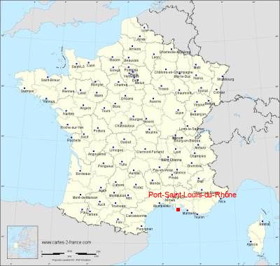 Carte de Port-Saint-Louis-du-Rhône
