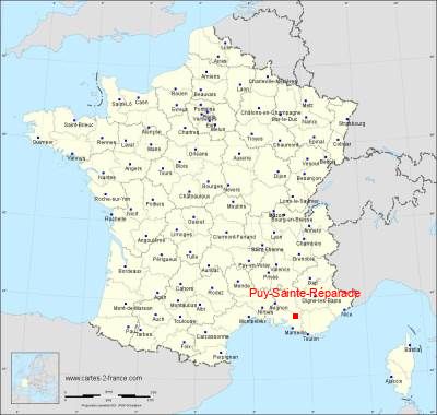 Carte de Puy-Sainte-Réparade