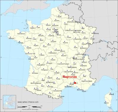Carte de Rognonas