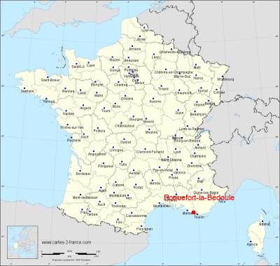 Carte de Roquefort-la-Bédoule