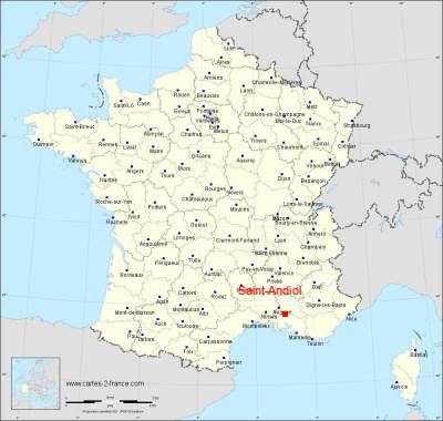 Carte de Saint-Andiol