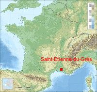 localisation mairie de Saint-Etienne-du-Grès