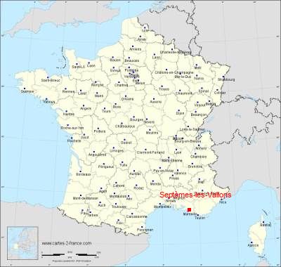 Carte de Septèmes-les-Vallons