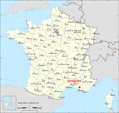 Carte de Ventabren