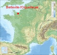 localisation mairie de Bretteville-l'Orgueilleuse