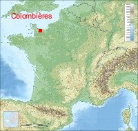 localisation mairie de Colombières