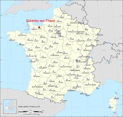 Carte de Colomby-sur-Thaon