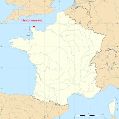 Fond de carte avec Deux-Jumeaux
