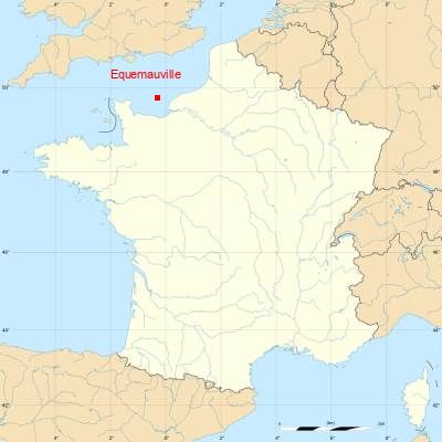 Fond de carte avec Equemauville