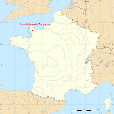 Fond de carte avec Landelles-et-Coupigny