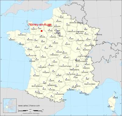 Carte de Norrey-en-Auge
