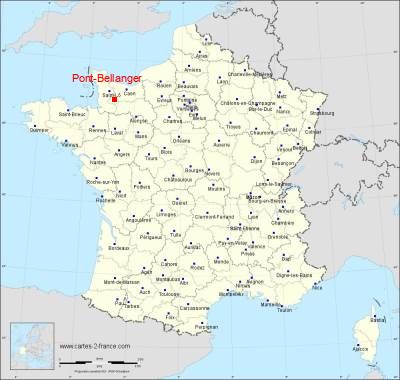 Carte de Pont-Bellanger
