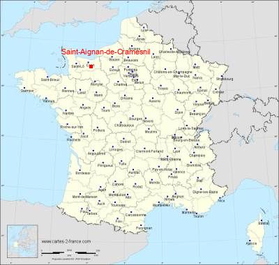 Carte de Saint-Aignan-de-Cramesnil