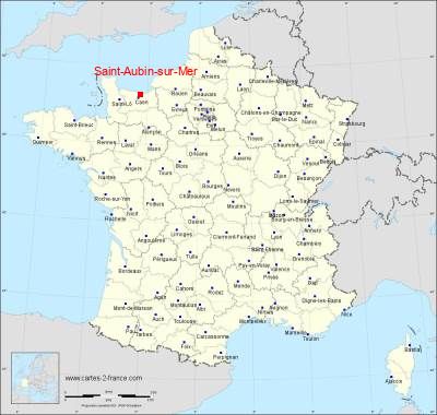 Carte de Saint-Aubin-sur-Mer