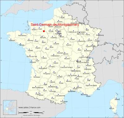 Carte de Saint-Germain-de-Montgommery