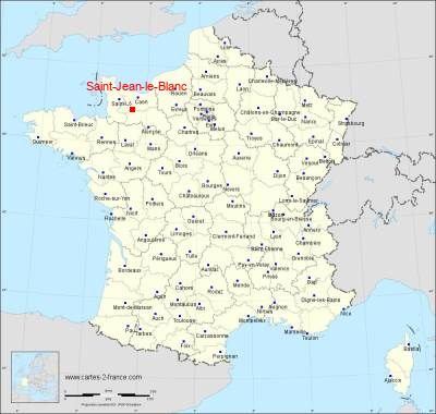 Carte de Saint-Jean-le-Blanc