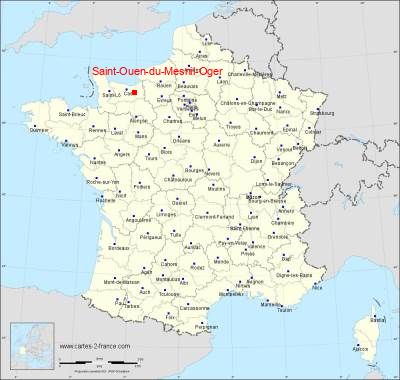 Carte de Saint-Ouen-du-Mesnil-Oger