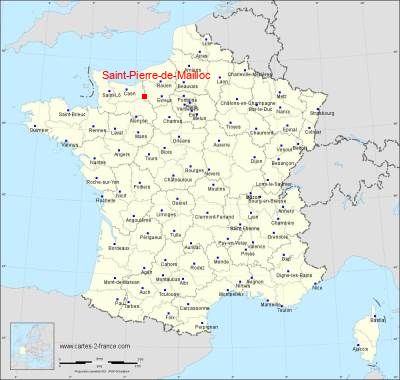 Carte de Saint-Pierre-de-Mailloc