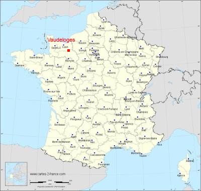 Carte de Vaudeloges