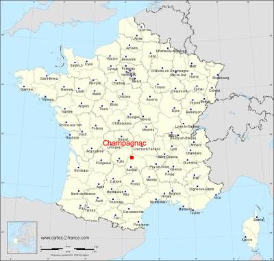 Carte de Champagnac