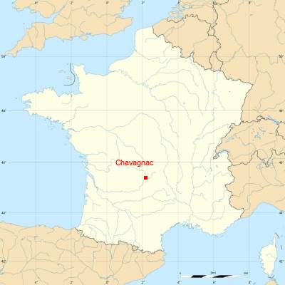 Fond de carte avec Chavagnac