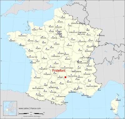 Carte de Fridefont