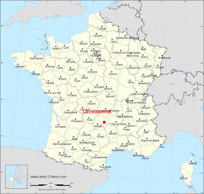 Carte de Laveissenet