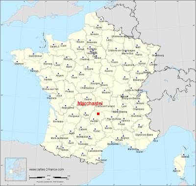 Carte de Marchastel