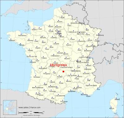 Carte de Montgreleix