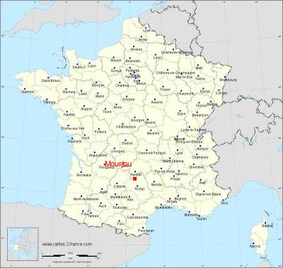 Carte de Mourjou