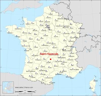 Carte de Saint-Hippolyte