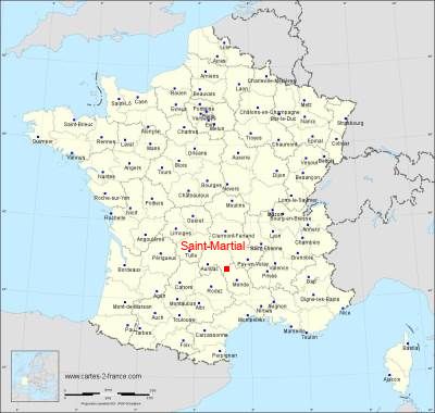 Carte de Saint-Martial