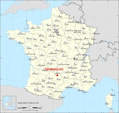 Carte de Sénezergues