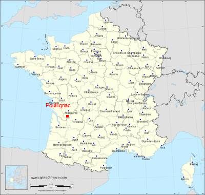Carte de Poullignac