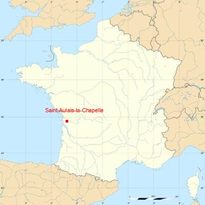Fond de carte avec Saint-Aulais-la-Chapelle