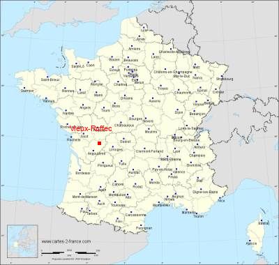 Carte de Vieux-Ruffec