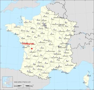Carte de Villefagnan