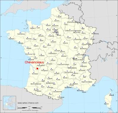 Carte de Chevanceaux