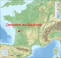 localisation mairie de Dampierre-sur-Boutonne