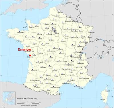Carte de Esnandes