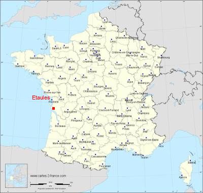 Carte de Etaules