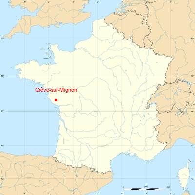 Fond de carte avec Grève-sur-Mignon