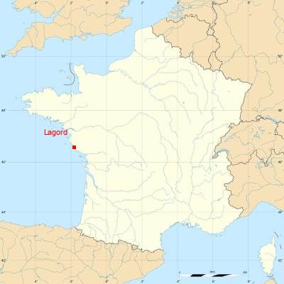 Fond de carte avec Lagord