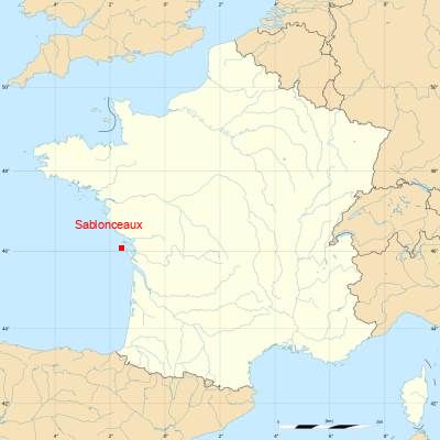Fond de carte avec Sablonceaux