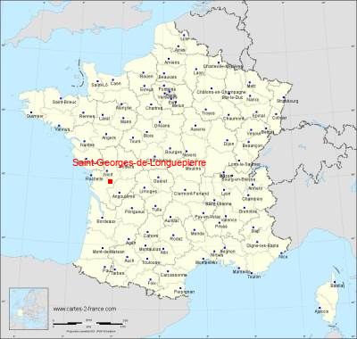 Carte de Saint-Georges-de-Longuepierre