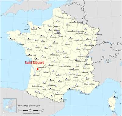 Carte de Saint-Médard
