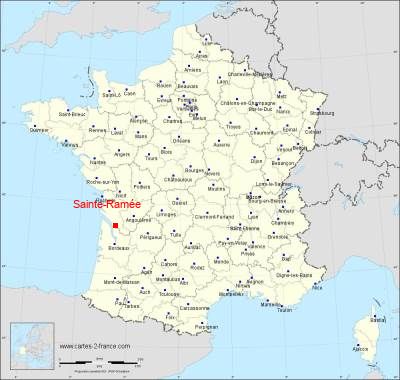 Carte de Sainte-Ramée