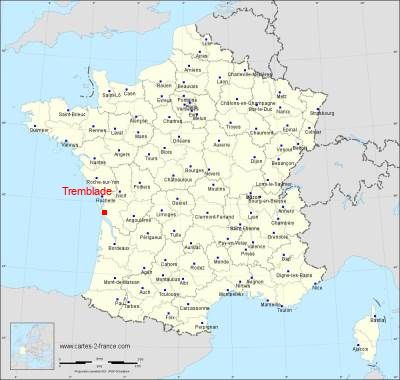 Carte de Tremblade