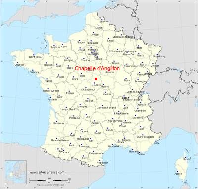 Carte de Chapelle-d'Angillon